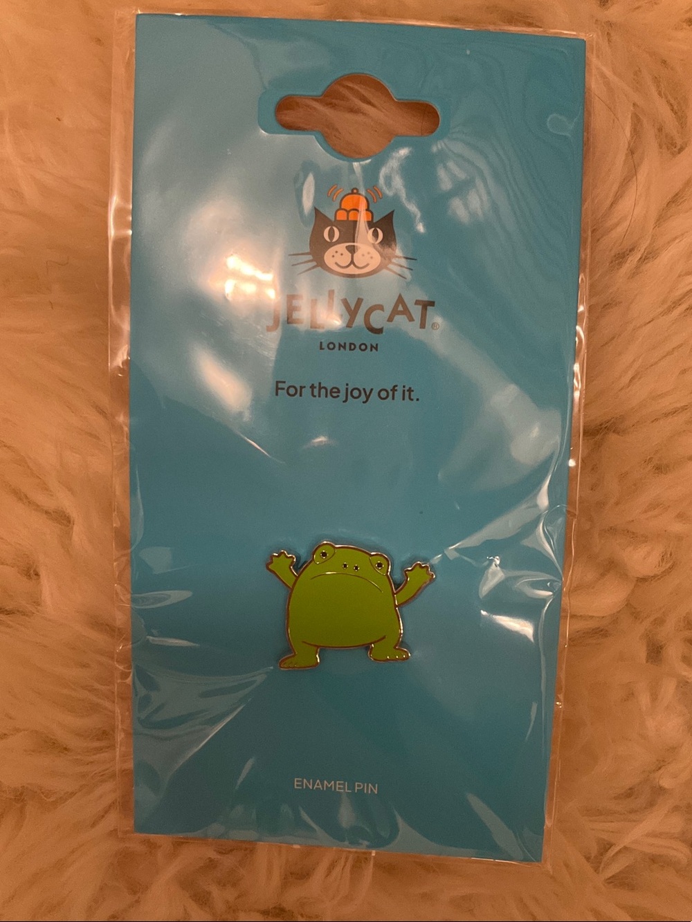 Jellycat Ricky Rain Frog Enamel Pin